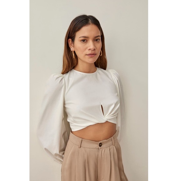 Reformation Derek long sleeve crop top - Picture 4 of 15